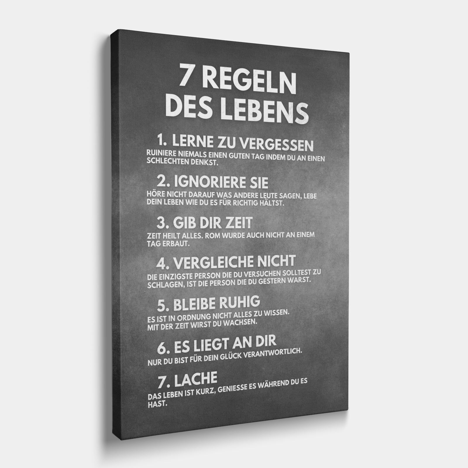 7 Regeln Des Lebens Walify 