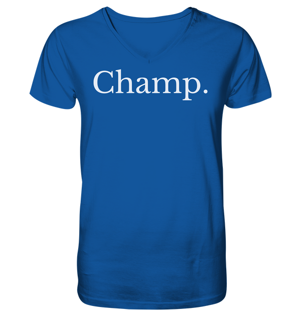 Champ. - Mens Organic V-Neck Shirt - WALiFY