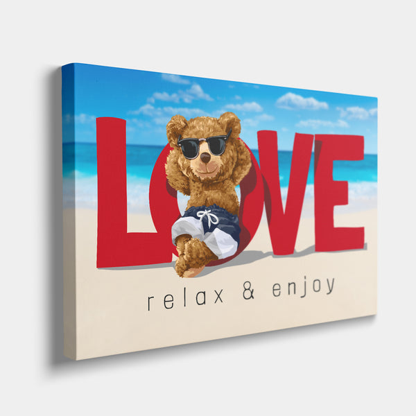 Love, relax & enjoy - Teddy - erfolgslustig