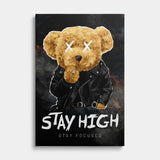 STAY HIGH, STAY FOCUSED - Teddy - Black Edition - erfolgslustig