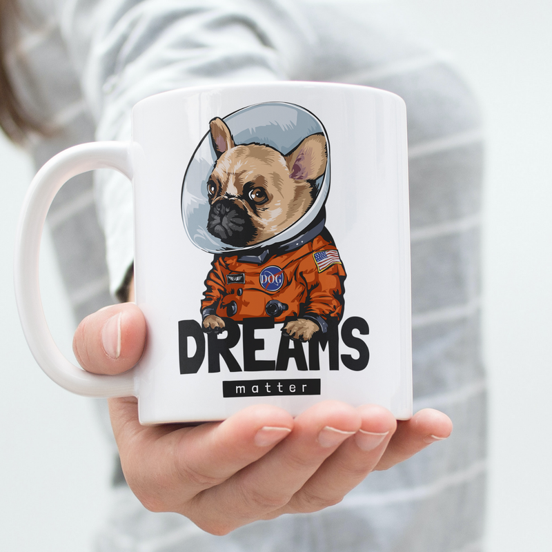 DREAMS MATTER - Hund - Tasse - erfolgslustig