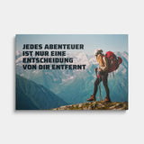 Jedes Abenteuer ist eine Entscheidung - Wanderung Berg 🗻 - erfolgslustig