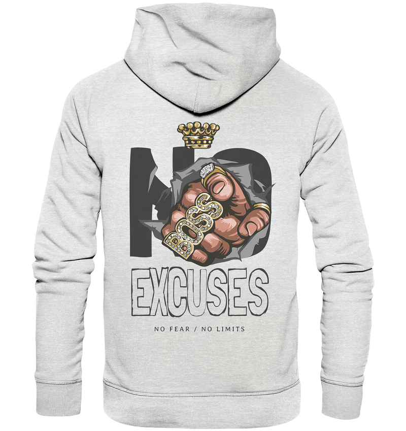 NO EXCUSES - Boss - Unisex Hoodie - WALiFY