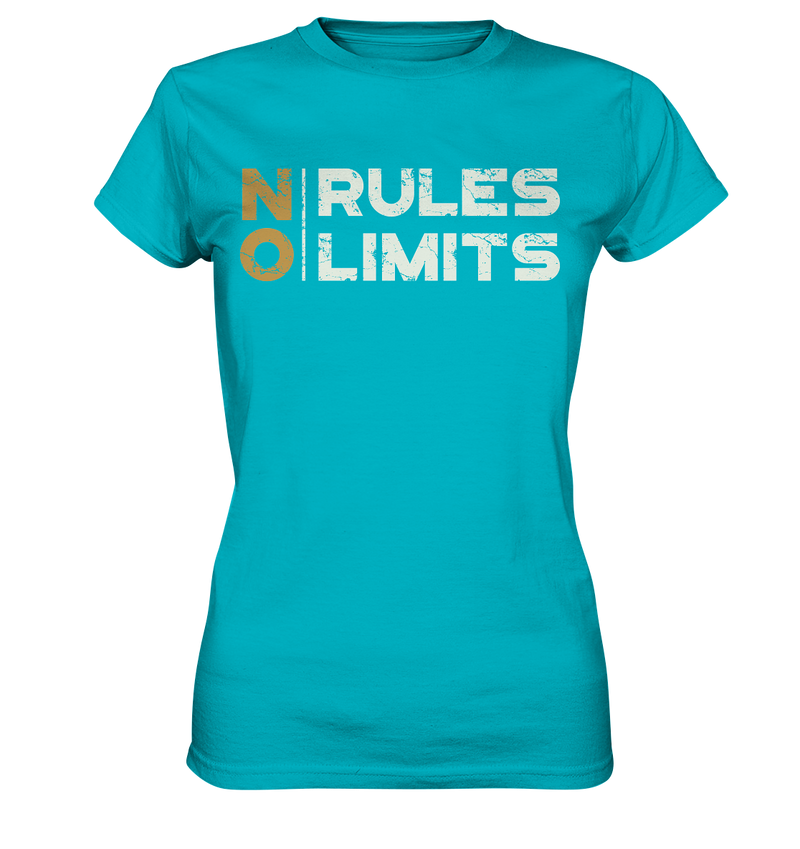 NO RULES / NO LIMITS - Ladies Shirt - WALiFY