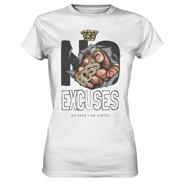 NO EXCUSES - Boss - Ladies Shirt - WALiFY
