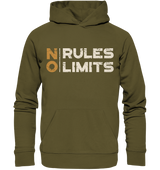 NO RULES / NO LIMITS - Organic Unisex Hoodie - WALiFY