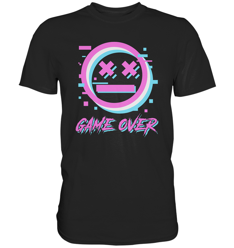 Game Over 3D Optik  - Premium Shirt - WALiFY