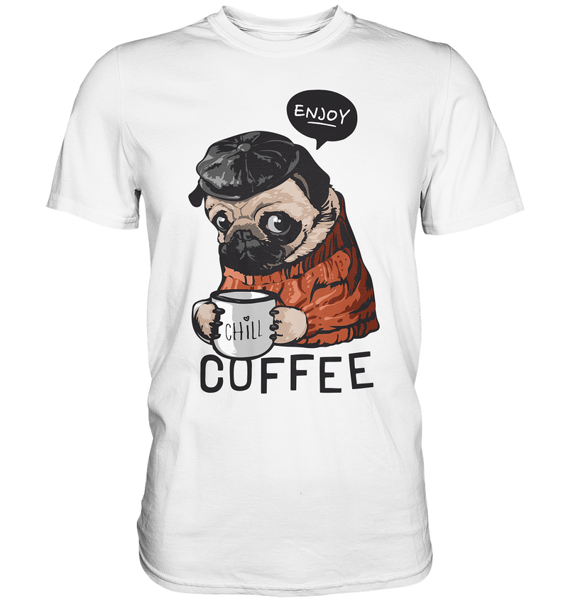 ENJOY COFFEE - Mops - Regular Fit Shirt - WALiFY